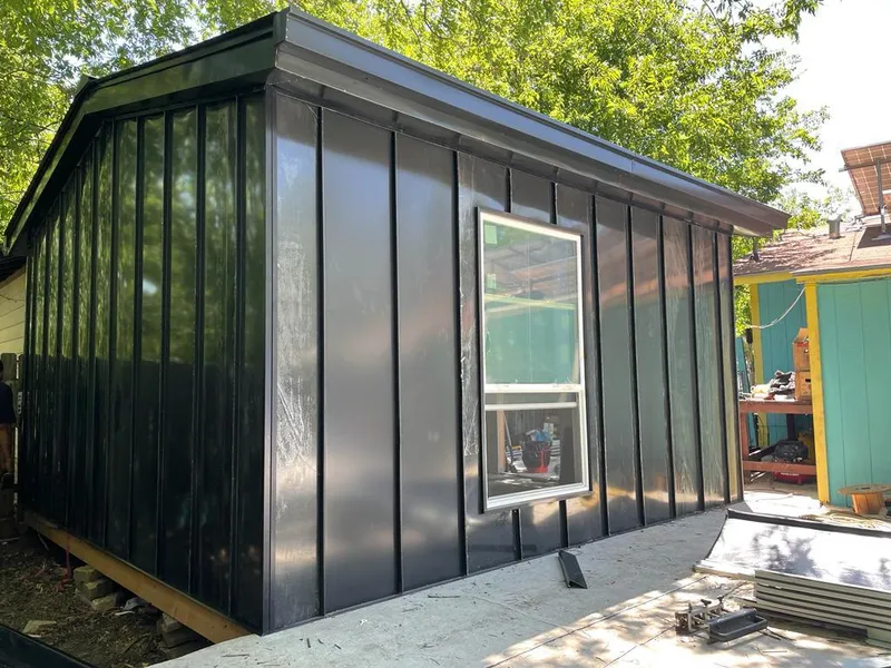 Black standing seam metal wall panels for Roof Inspection in La Crescenta-Montrose